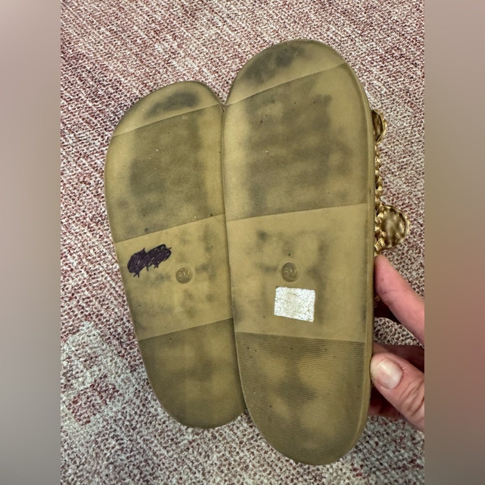 Joie women’s weaver slide sandal in golden taupe size 8 - Picture 6 of 9